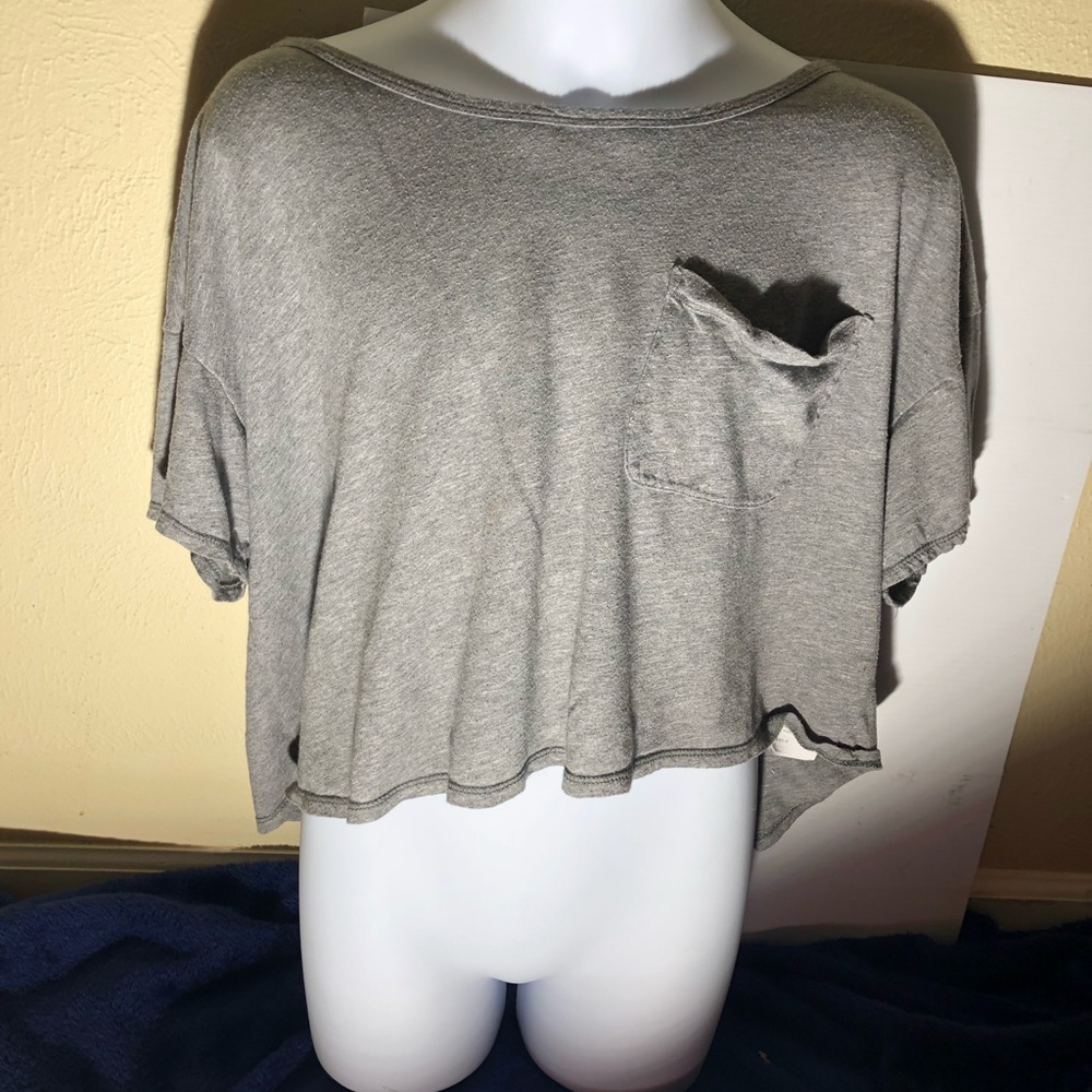Hollister grey loose top